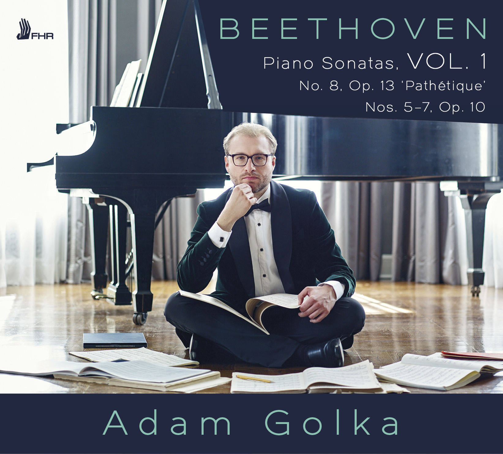 Beethoven: Piano Sonatas, Vol. 1 — Adam Golka cover art